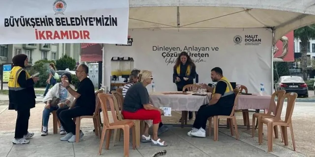 Samsun Atakum’da vatandaş dinlendi