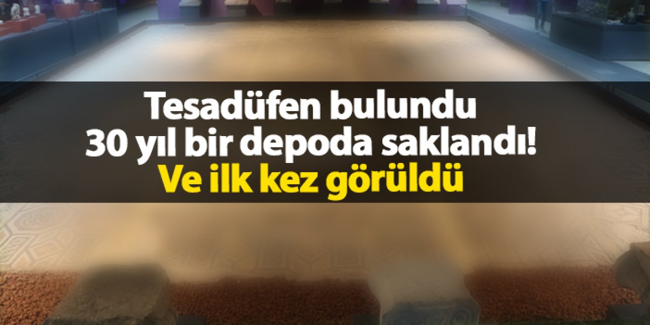 Samsun'da tesadüfen bulunan 2 bin yıllık mozaik! 30 yıl sonra ilk kez görüldü