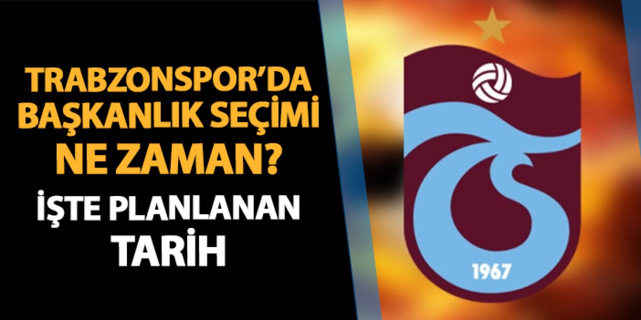 Trabzonspor'da seçim ne zaman? Canlı yayında açıkladı