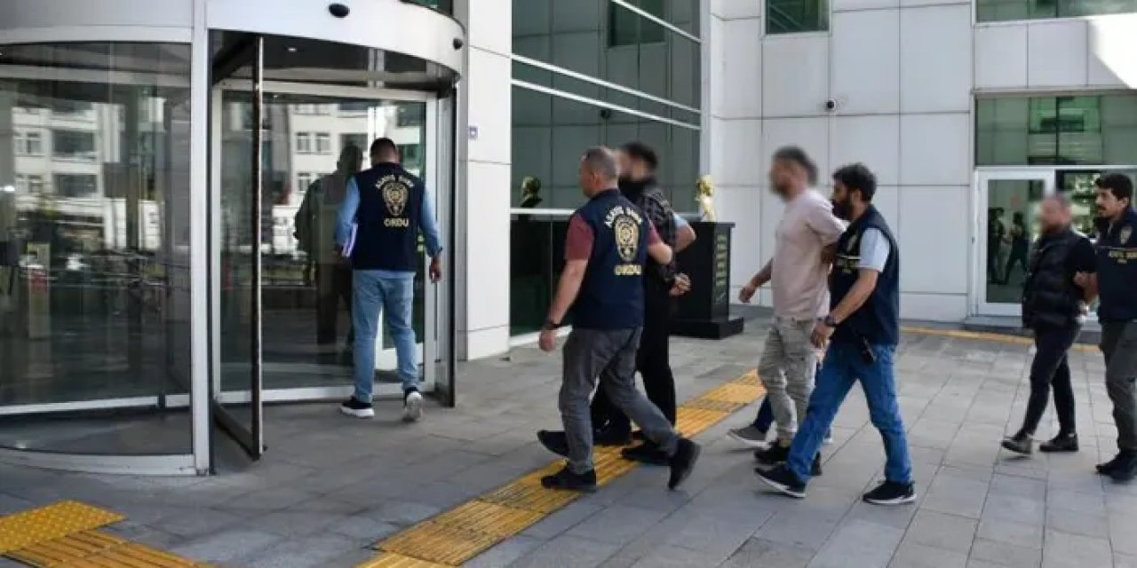 Ordu’da suç kaydı bulunan 4 kişi yakalandı! 3’ü tutuklandı