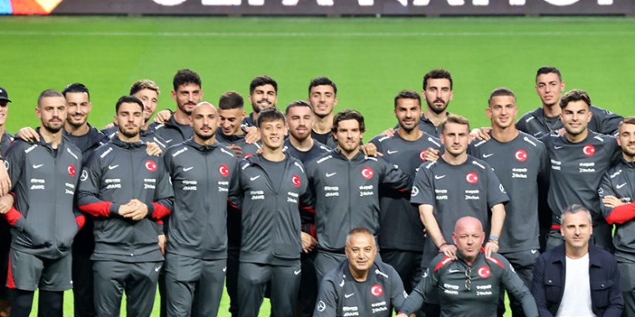 A Milli Futbol Takımı Samsun'da