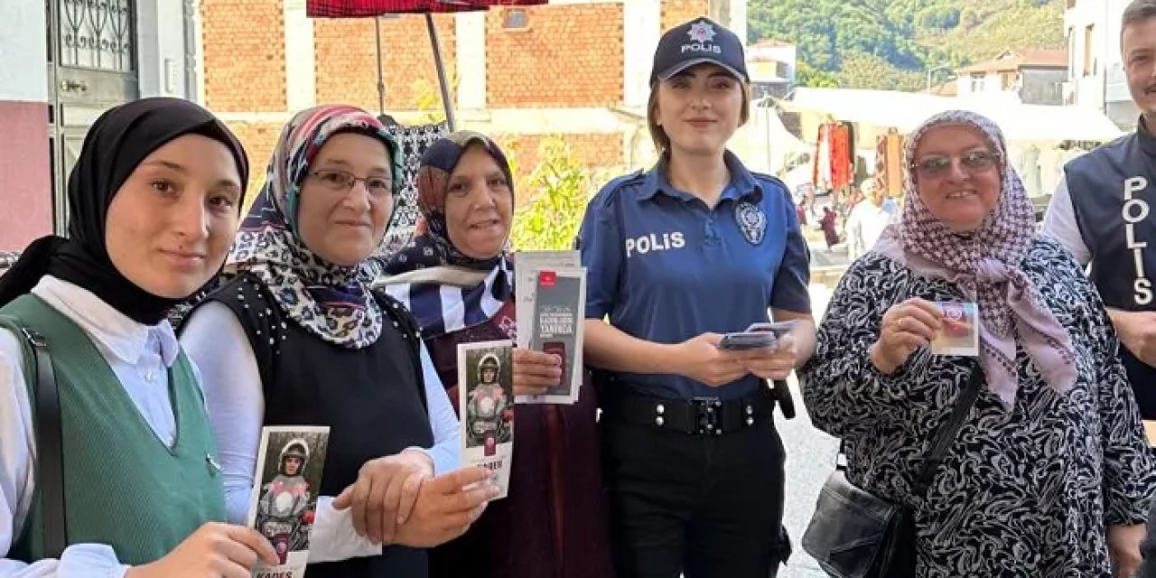 Ordu’da vatandaşa dolandırıcı ve KADES bilgilendirmesi