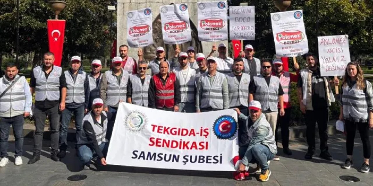 Samsun’dan İstanbul’da işte çıkarılan işçilere destek