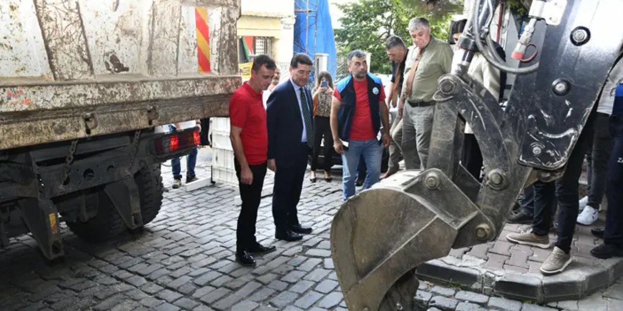 Ortahisar Belediyesi’nden altyapı atağı sürüyor