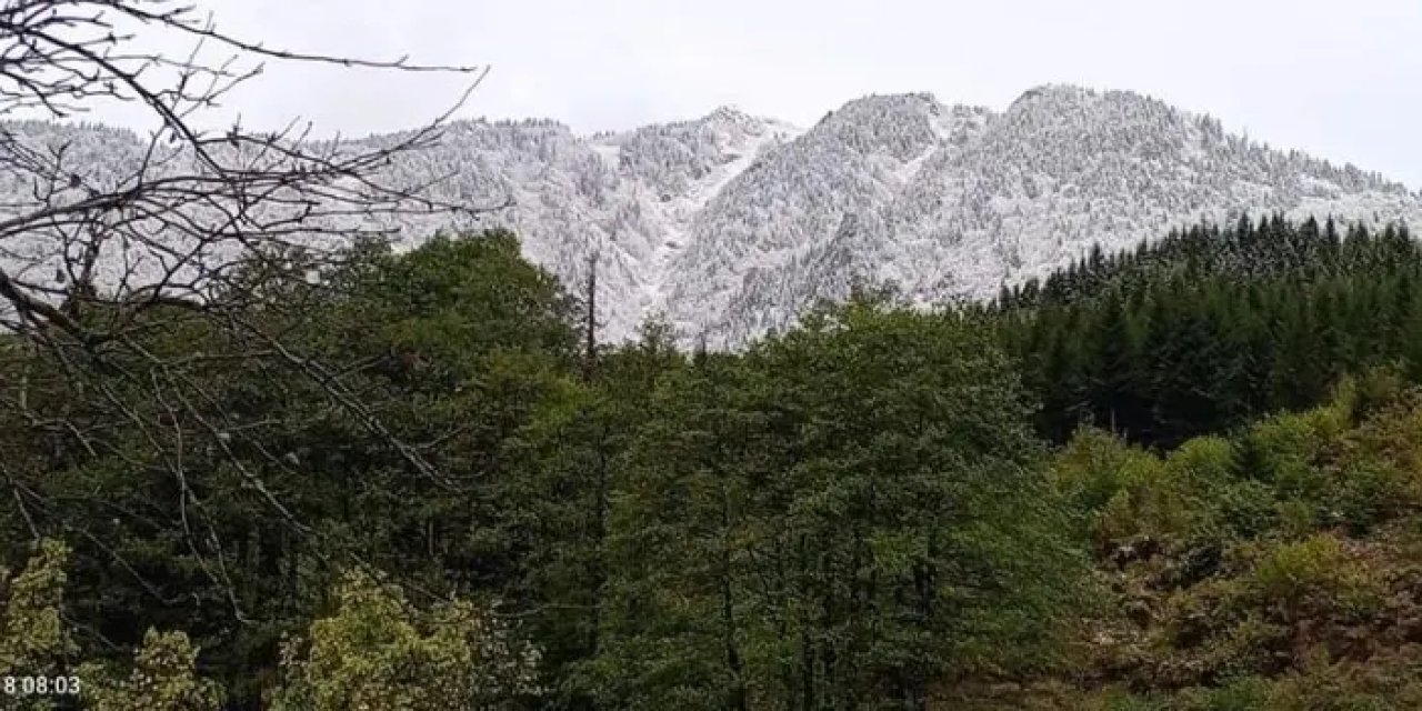 Rize’nin yaylaları beyazladı