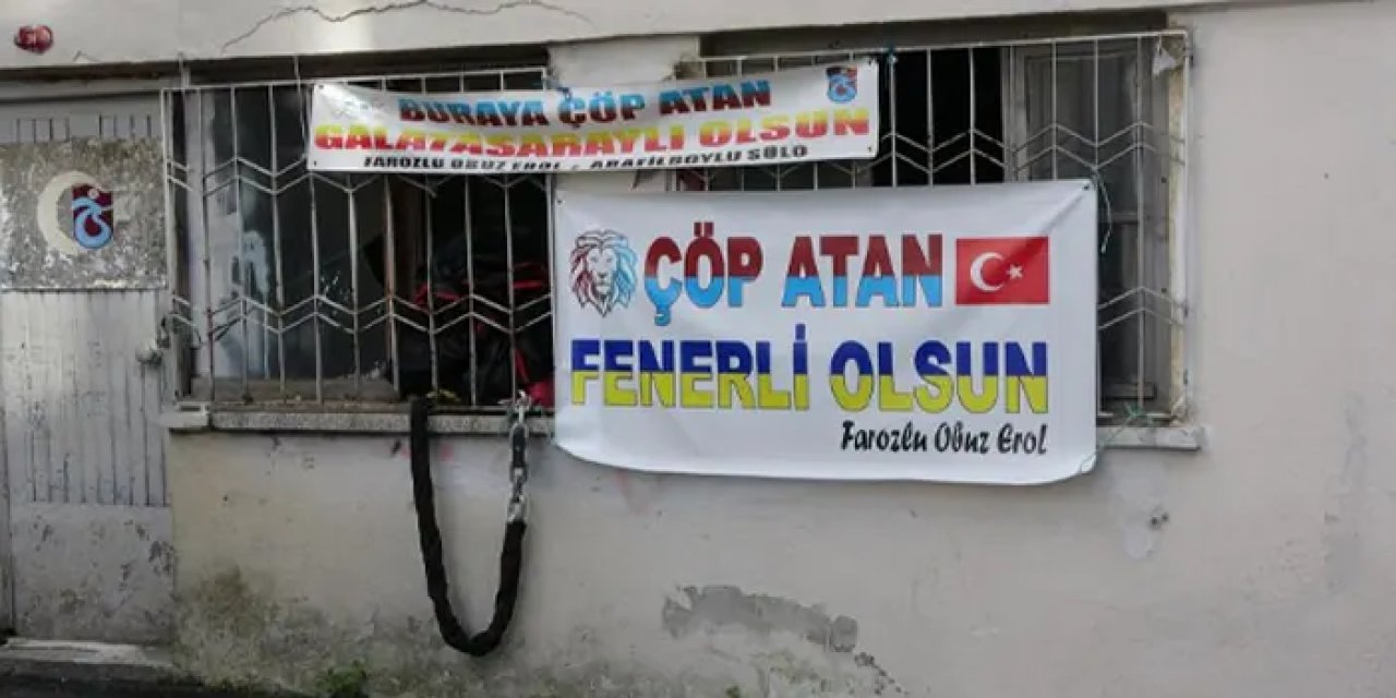 Trabzonlu vatandaştan çöp sorununa pankartlı çözüm! “Çöp atan Fenerli olsun”