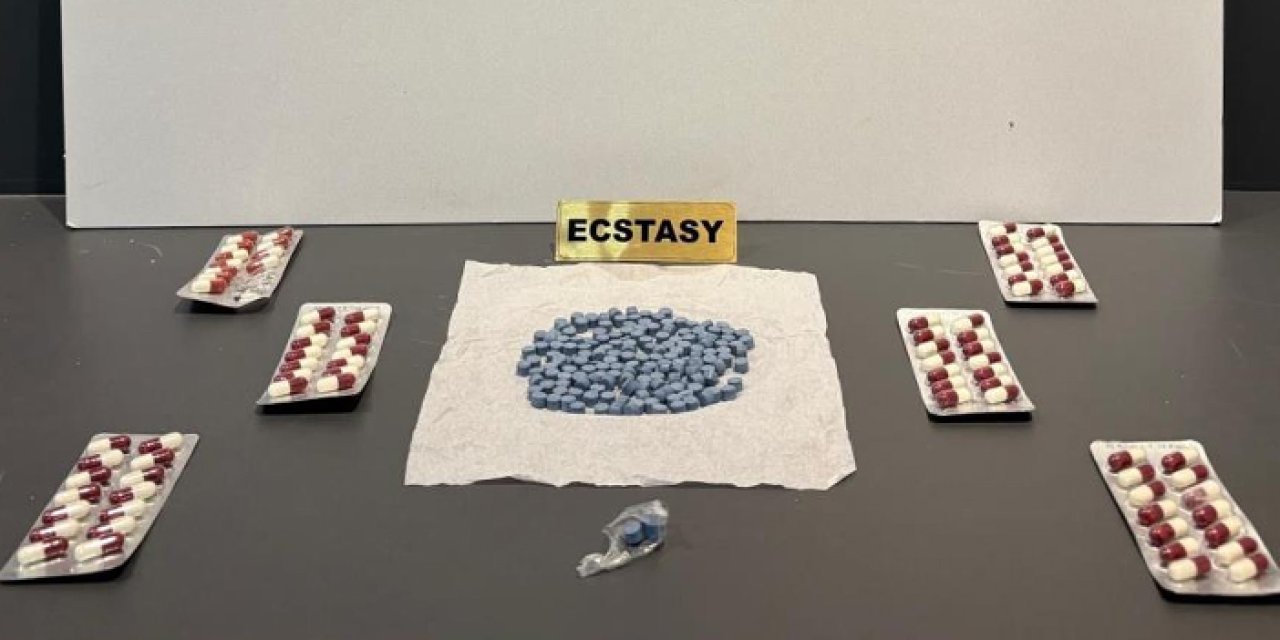 Samsun'da zehir operasyonu! 163 ecstasy ele geçirildi