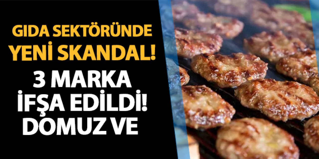 Gıda sektöründe yeni skandal! 3 marka ifşa edildi