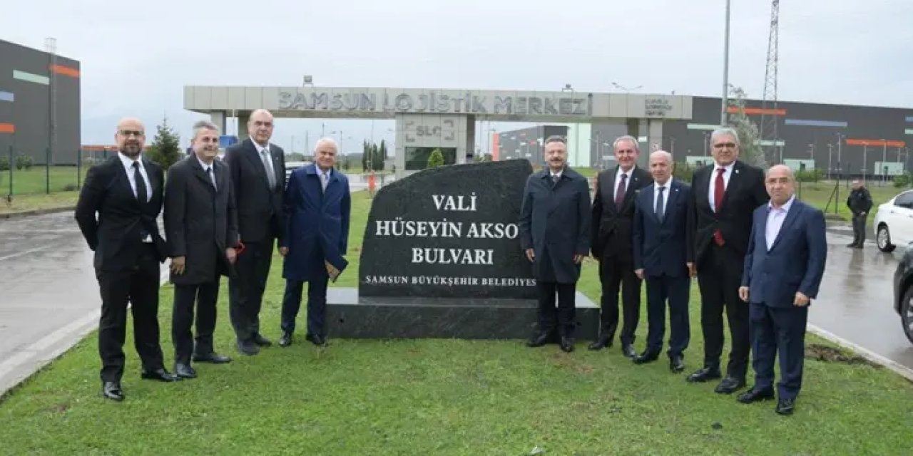 Samsun’da Vali Aksoy Lojistik Merkez’de incelemede bulundu!