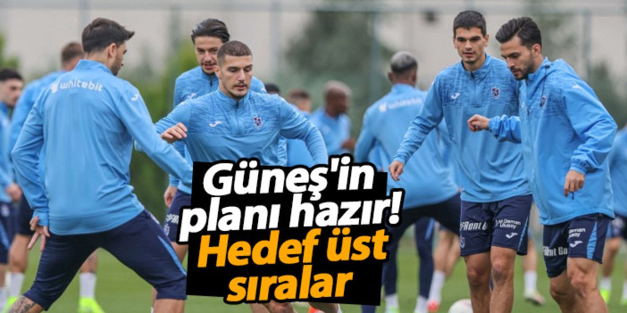 Trabzonspor'da sıra Göztepe'de, hedef üst sıralar