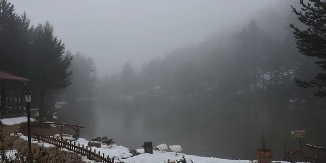 Burayı ilk kez duyuyor olabilirsiniz! Karadeniz'deki eşsiz göl kış aylarında ilgi odağı