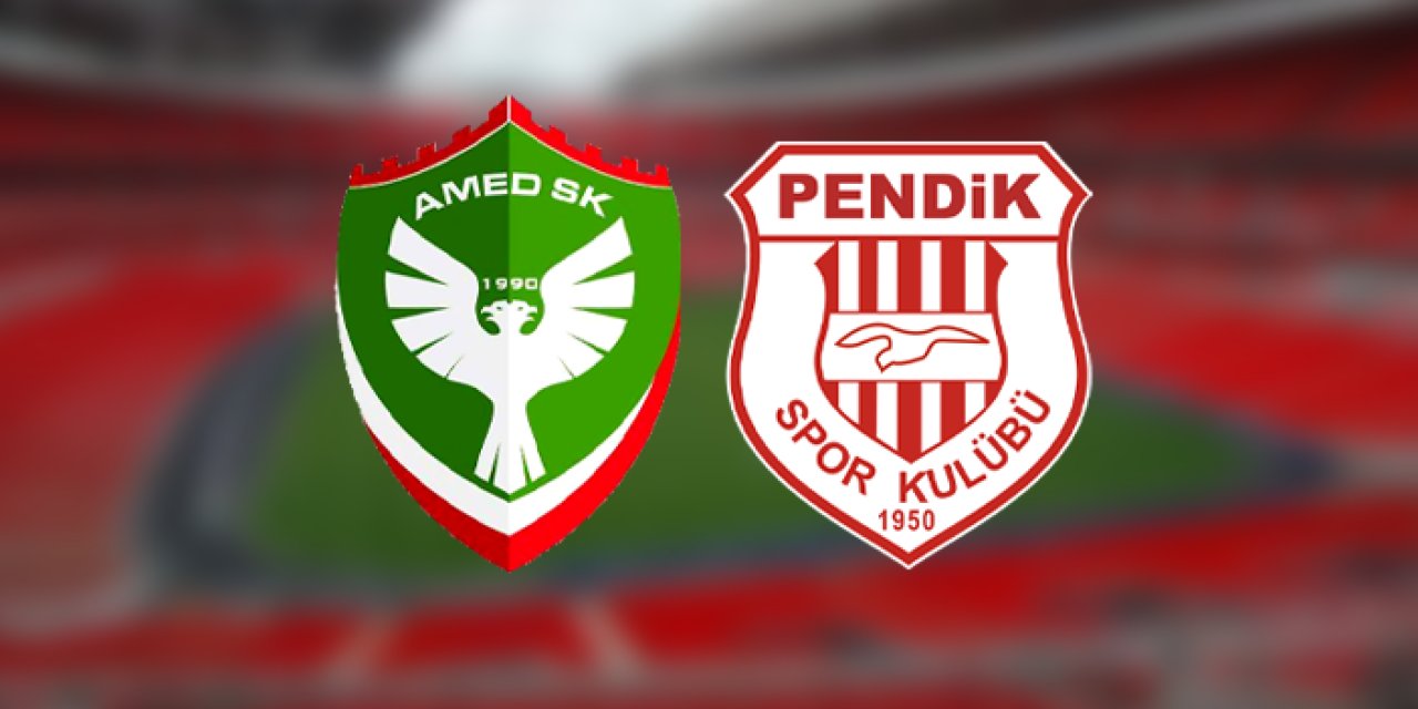 Amed Sportif - Pendikspor maçı izle! Saat kaçta, hangi kanalda? Maç kadrosu, ilk 11'ler