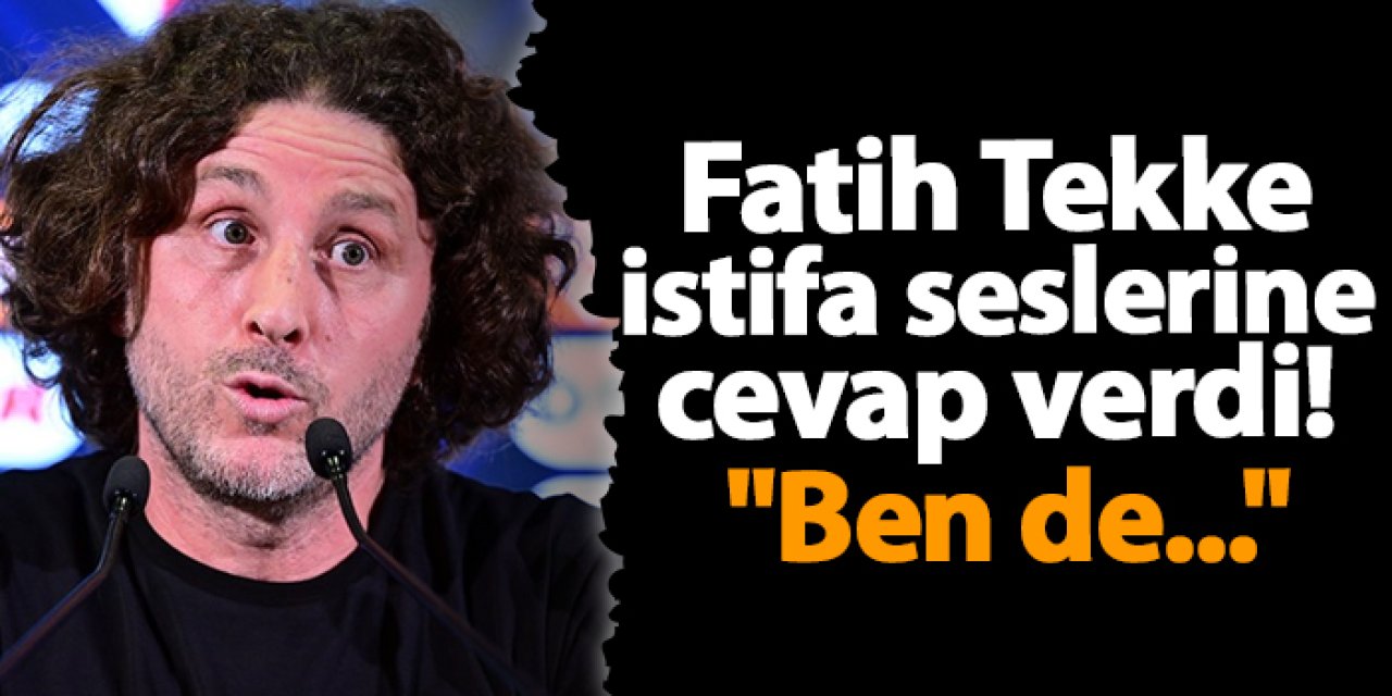 Alanyaspor'da Fatih Tekke istifa seslerine cevap verdi! "Ben de..."