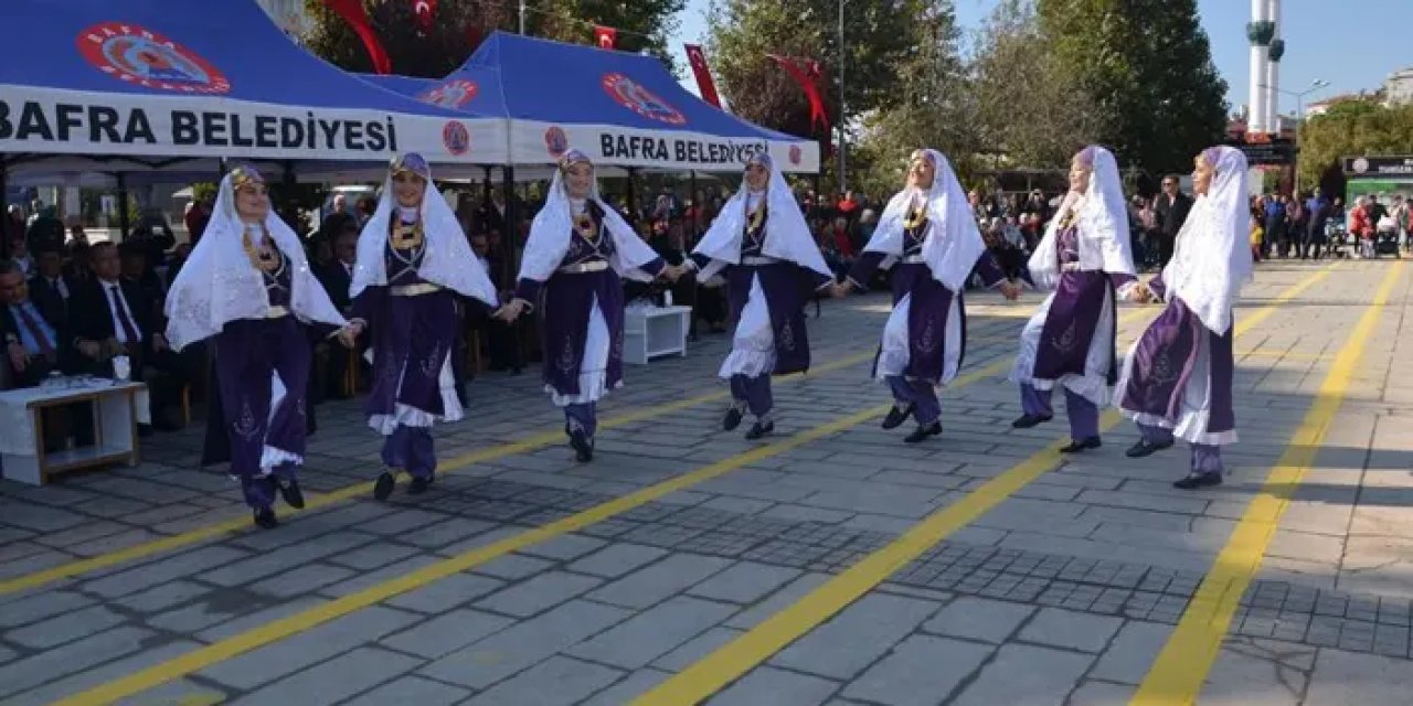 Samsun Bafra’da coşkulu Cumhuriyet kutlaması!