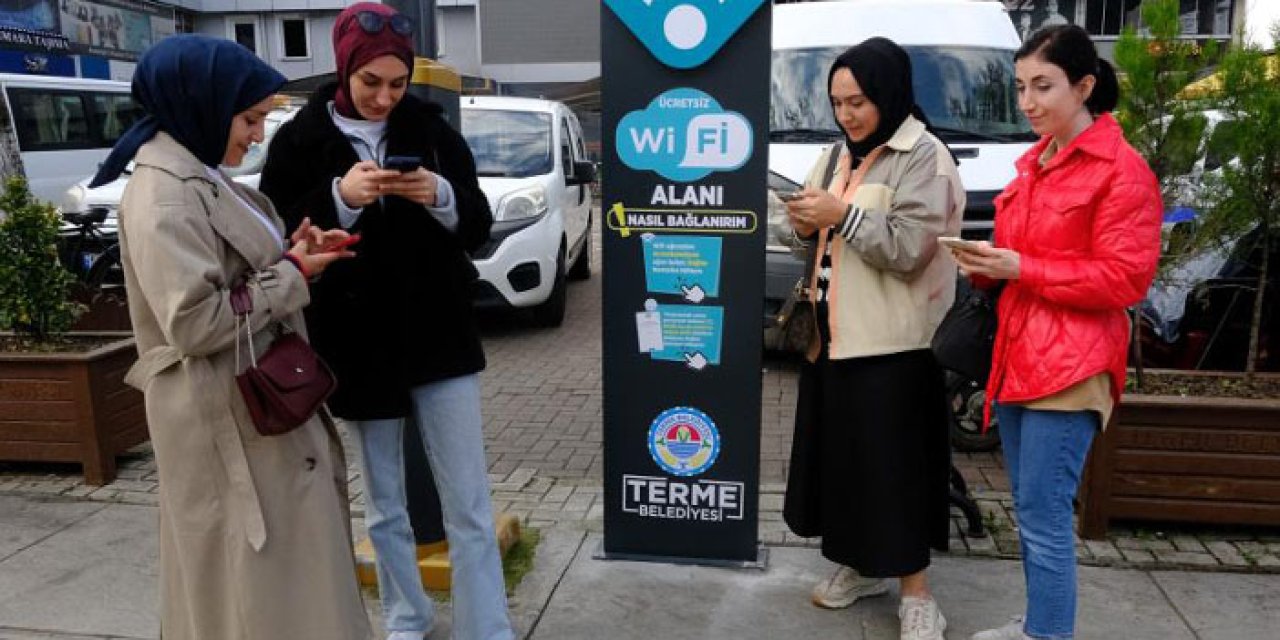 Samsun'da ücretsiz internet dönemi başladı!