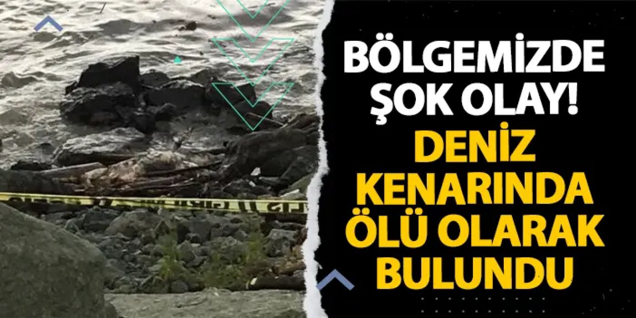 Samsun’da şok olay! Deniz kenarında ölü olarak bulundu