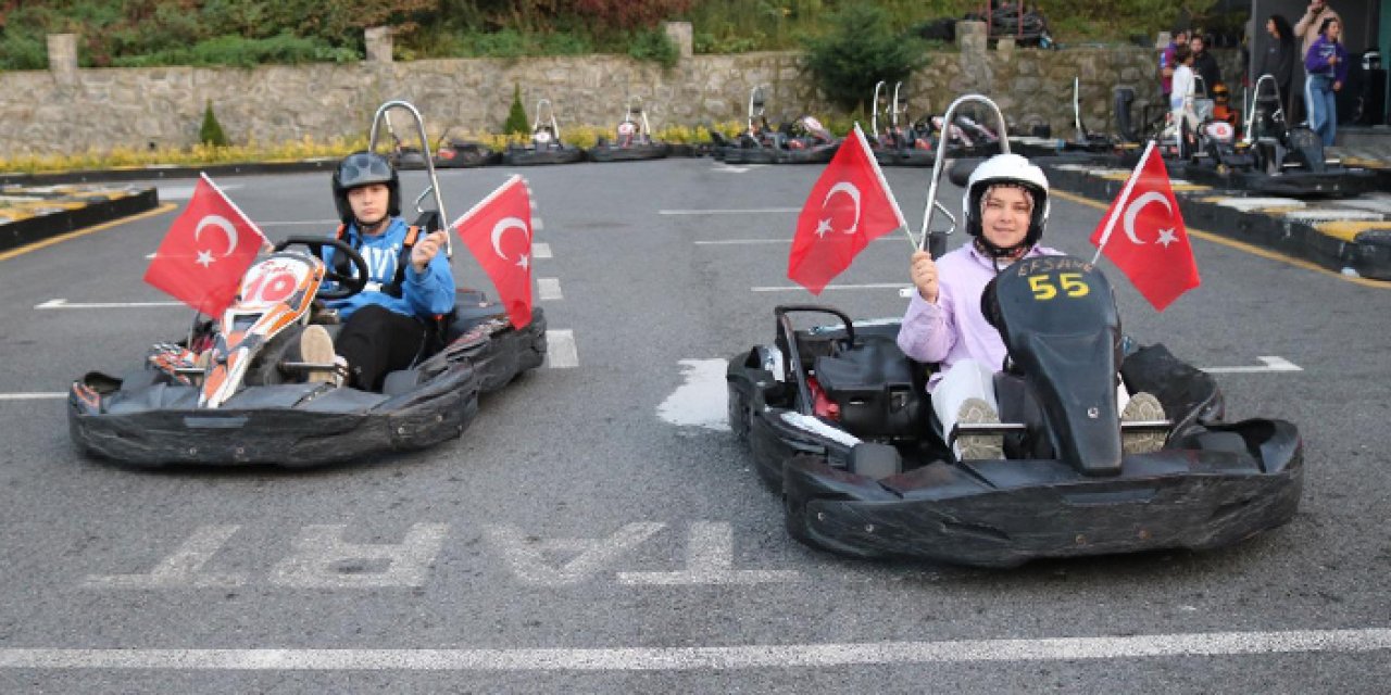 Akçaabat’ta Go-Kart heyecanı: Turnuvanın şampiyonları belli oldu!