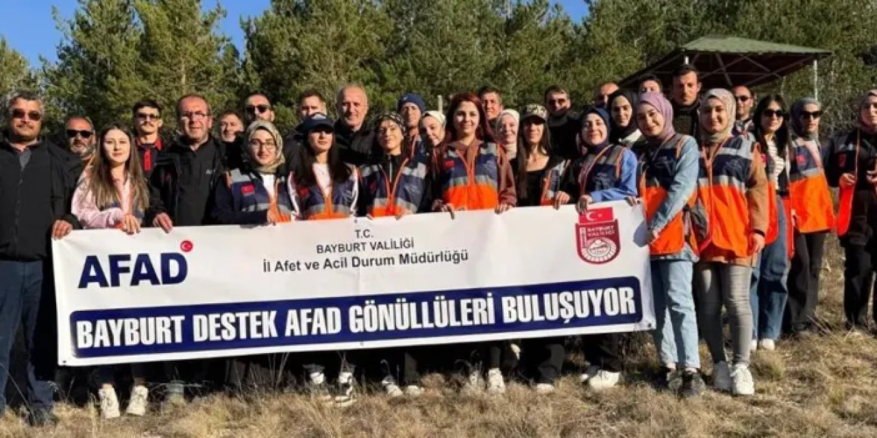 Bayburt’ta AFAD gönüllüleri buluştu