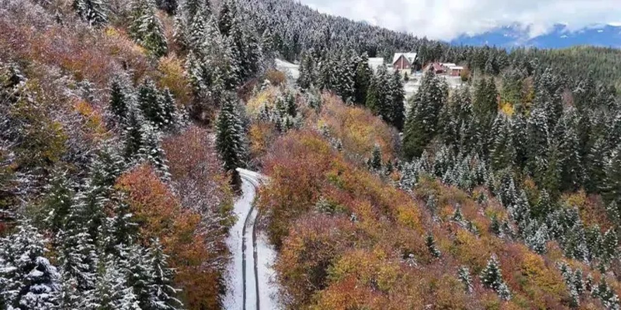 Artvin’in dağlarında kış köylerinde sonbahar var