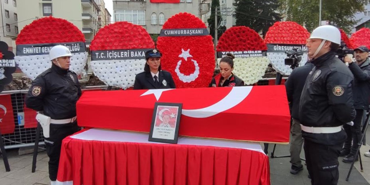 Şehit Polis Ogün Yürümez Giresun'da son yolculuğu uğurlandı