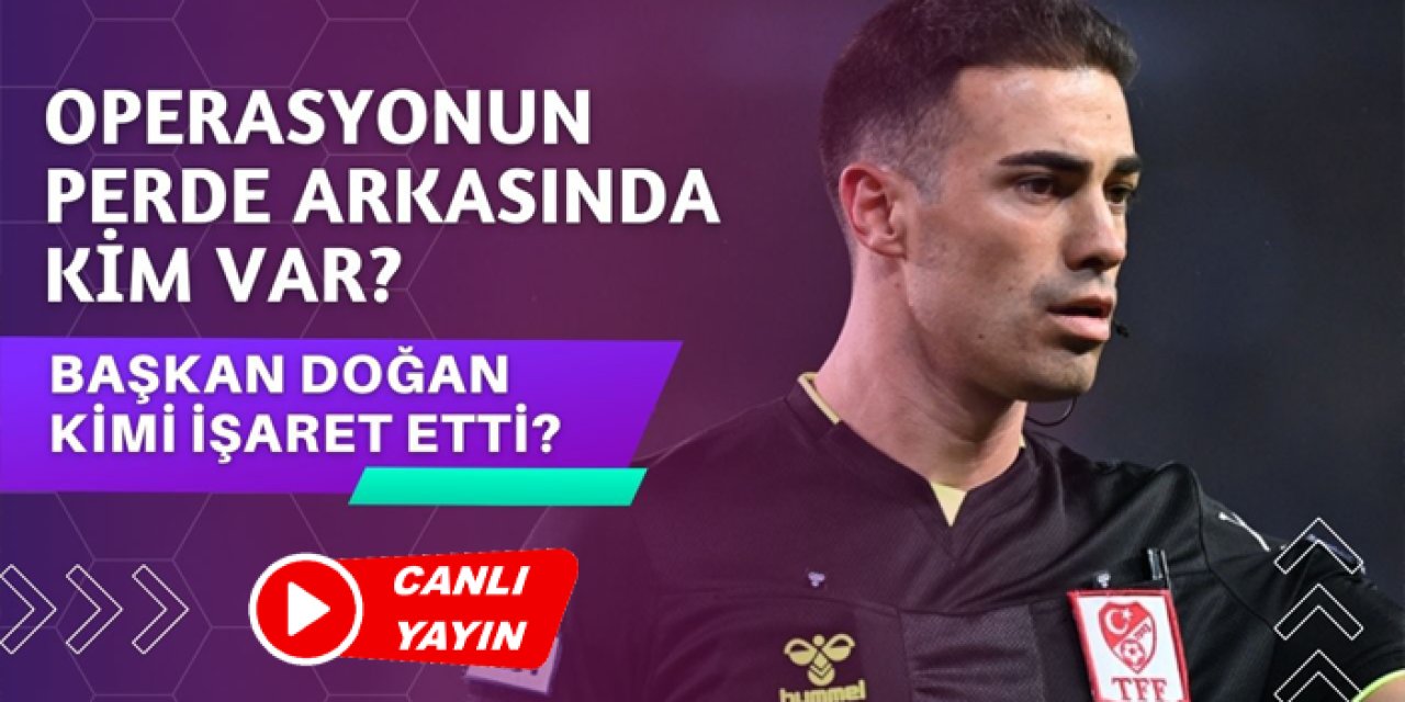 Trabzonspor'a yapılan operasyonun perde arkasında kim var? Başkan Doğan kimi işaret etti?