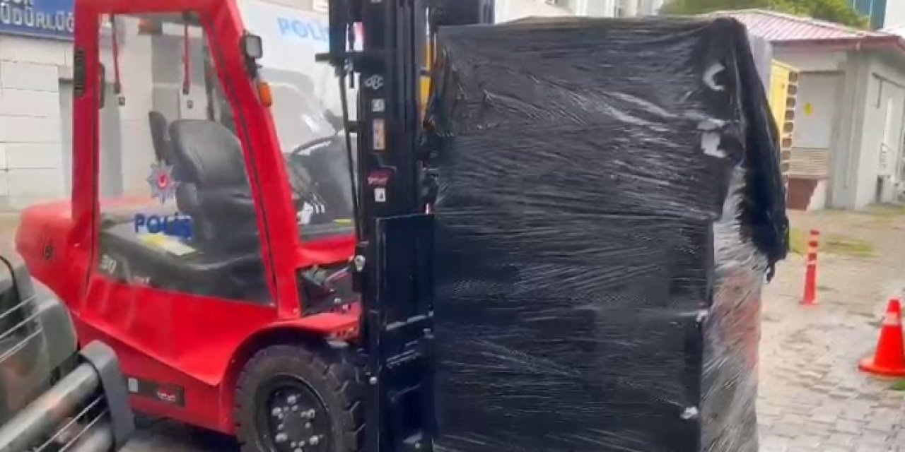 Samsun'da 1 ton 70 litre kaçak etil alkol ele geçirildi