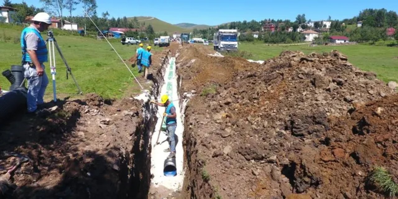 Ordu’da altyapı çalışmaları sürüyor