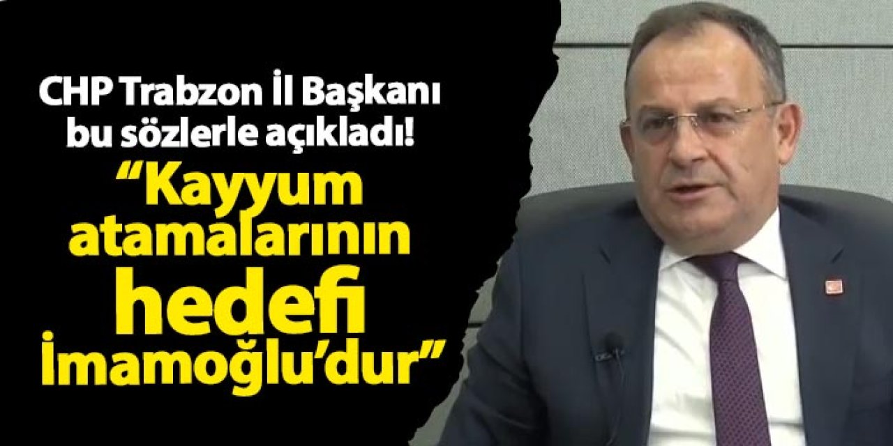 Başkan Bak açıkladı! “Kayyum atamalarının hedefi İmamoğlu’dur”