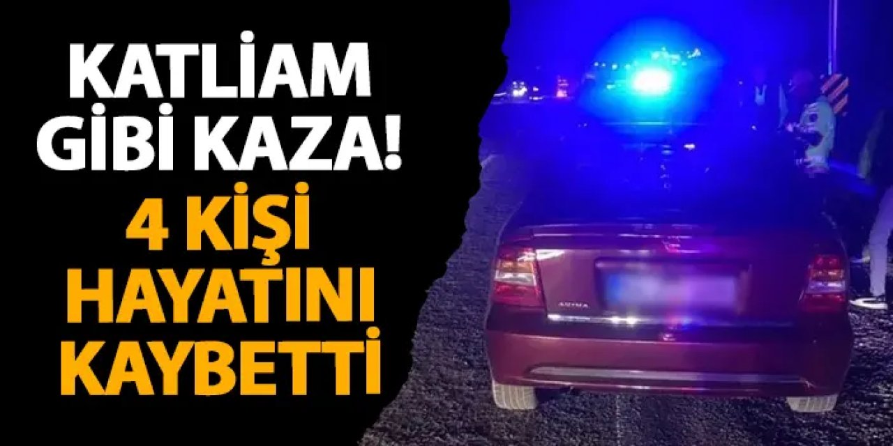 Mersin’de katliam gibi kaza! 4 kişi hayatını kaybetti