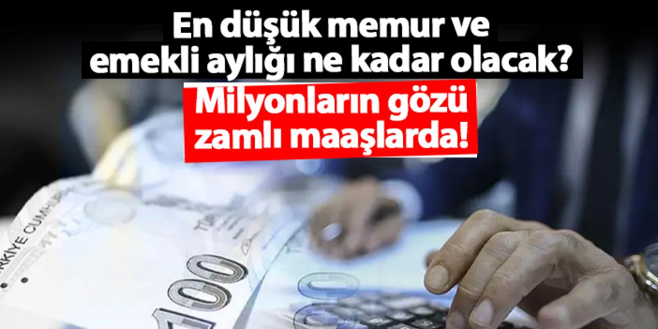 Memur ve emeklilere Ocak ayında ne kadar zam yapılacak? İşte enflasyon senaryoları ile yeni maaşlar