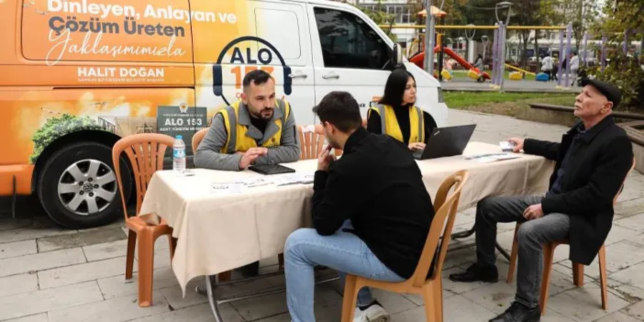 Samsun’da vatandaşın talepleri dinleniyor!