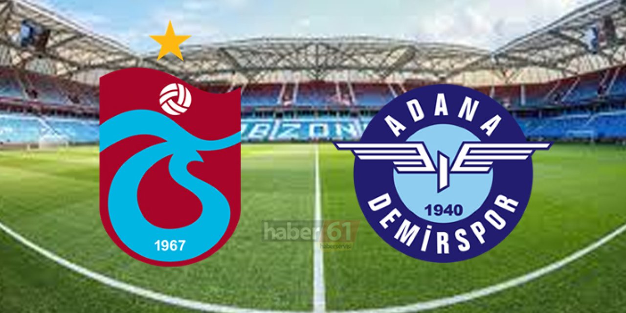 Trabzonspor Adana Demirspor'a karşı üstün! İşte istatistikler