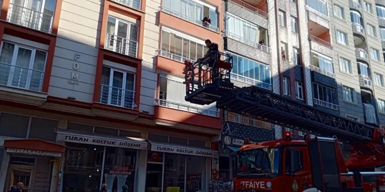 Samsun’da yaşlı kadın polisi alarma geçirdi!