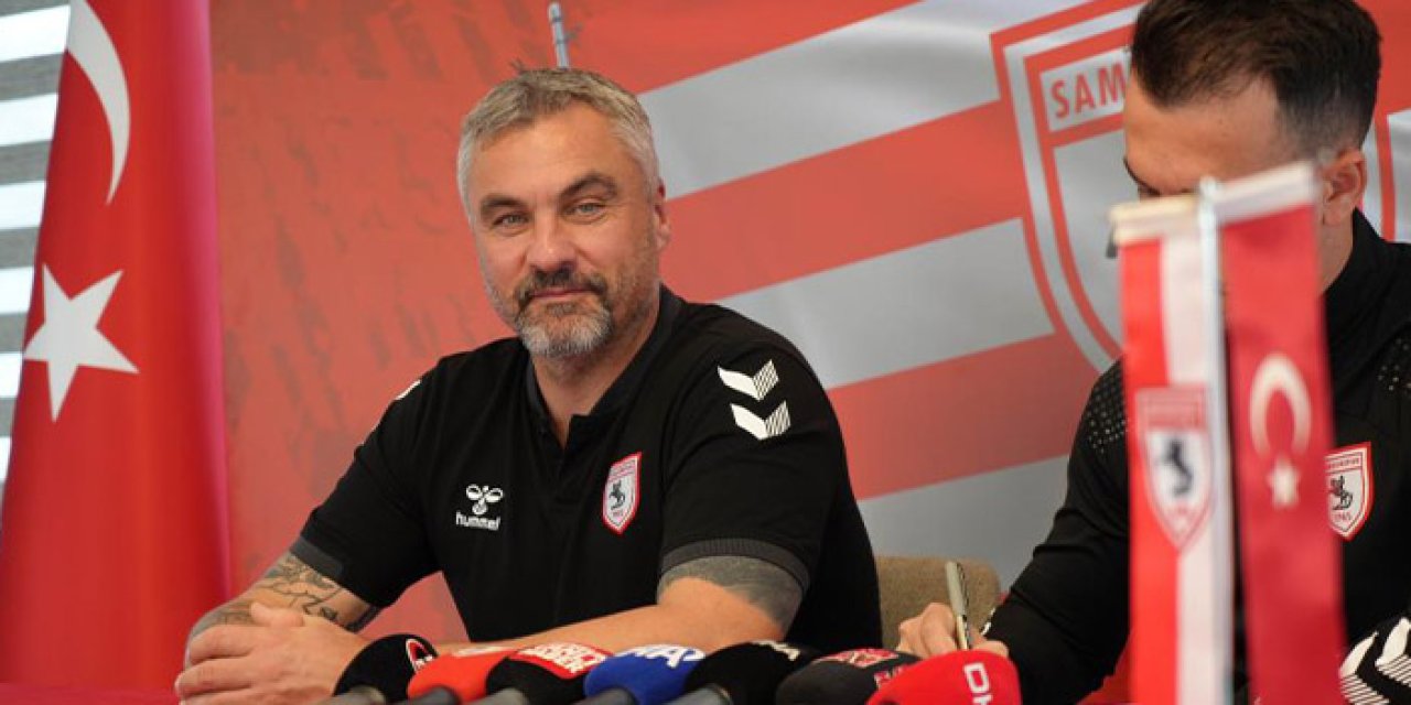 Samsunspor’da Teknik Direktör Thomas Reis: "Galibiyet serisi başlatmak istiyoruz"