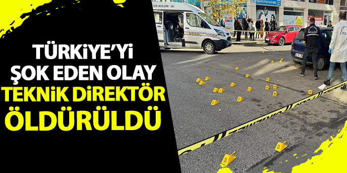 Türkiye'yi şok eden olay! Teknik direktör öldürüldü!