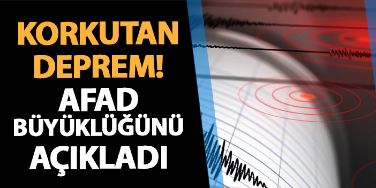 Malatya'da korkutan deprem! AFAD büyüklüğünü açıkladı