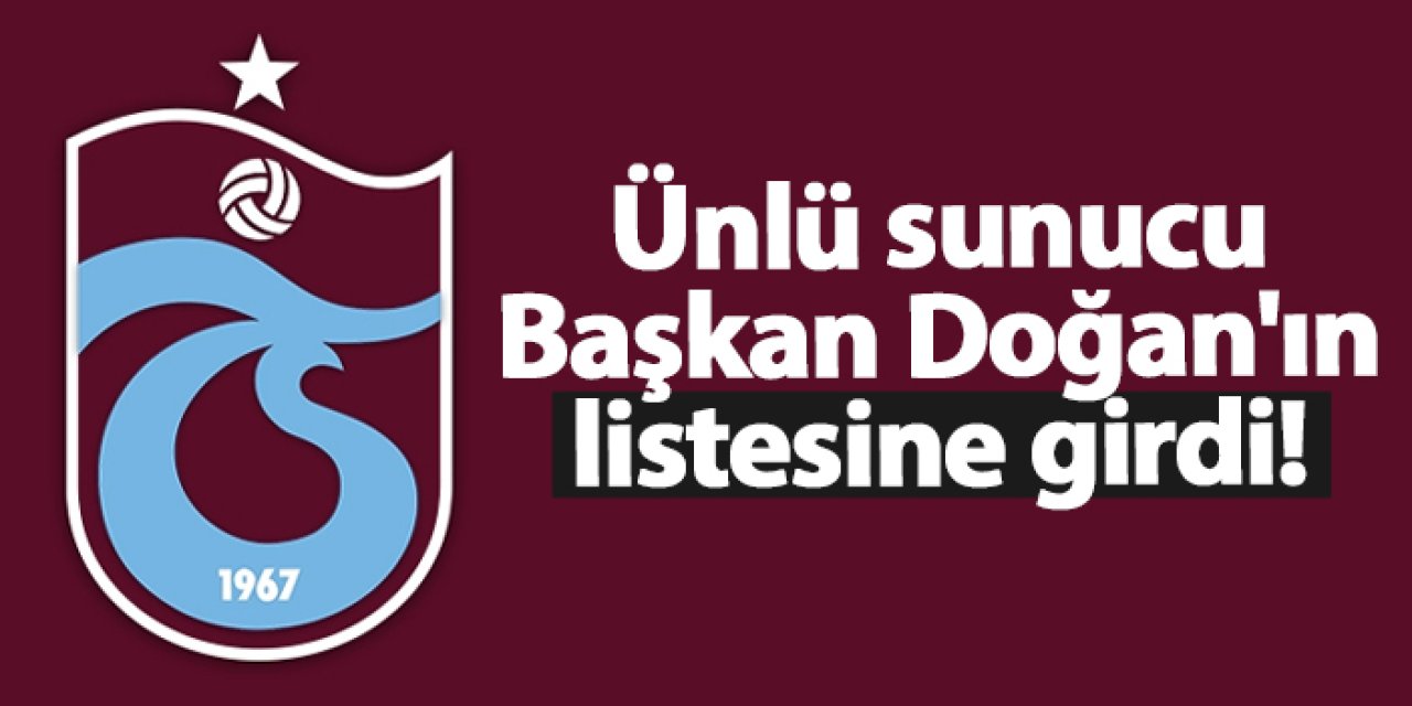 Ünlü sunucu Gözde Atasoy Trabzonspor yönetiminde! Gözde Atasoy kimdir?