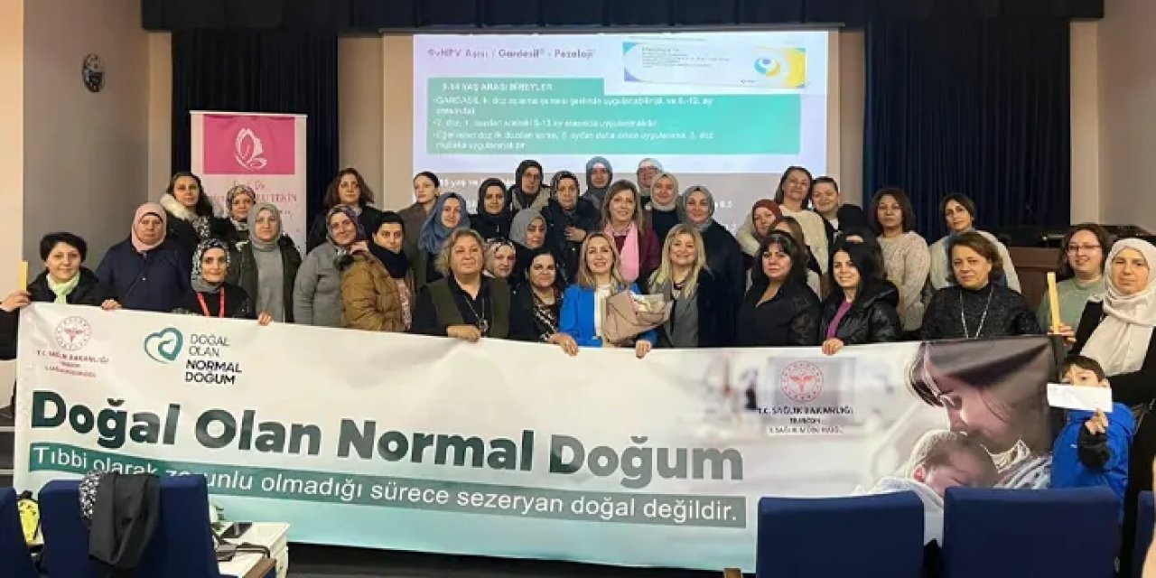 Yomra’da Normal Doğum Eylem Planı için bilgilendirme yapıldı