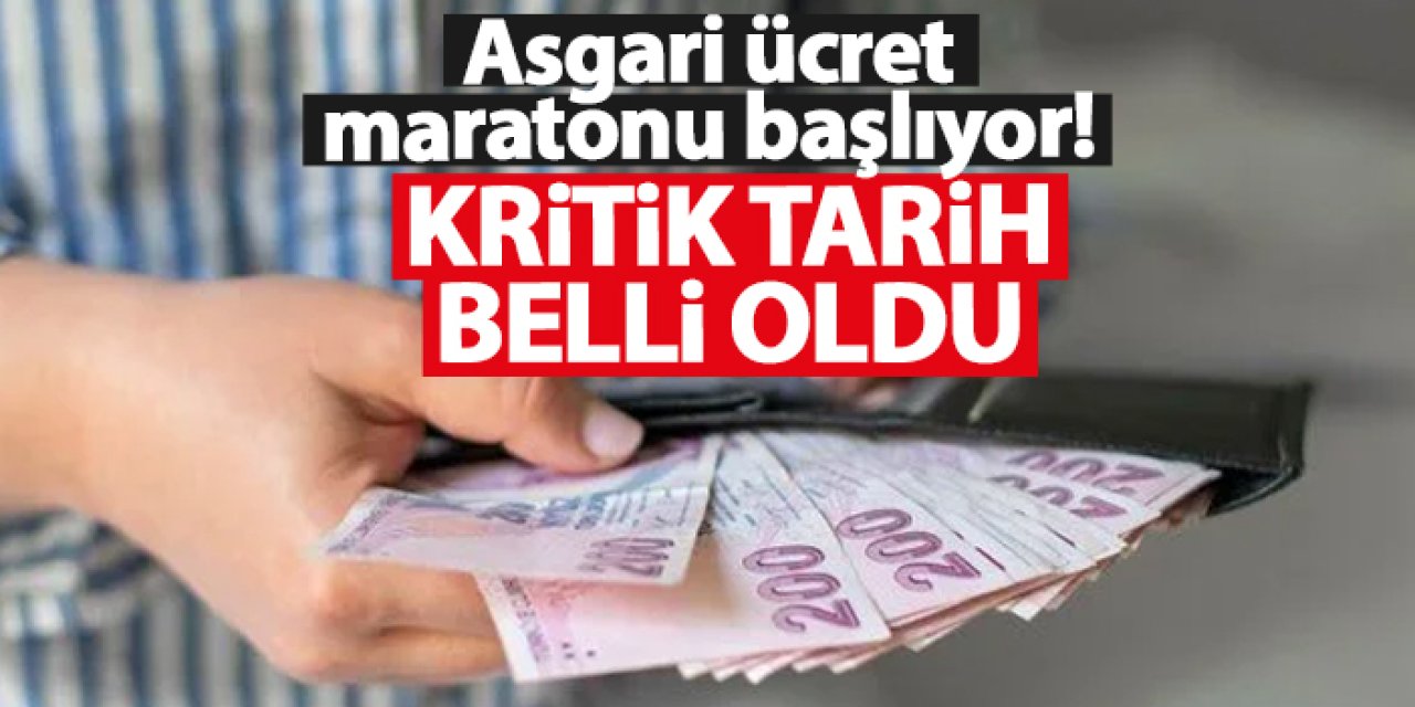 Asgari ücrette flaş gelişme! İlk toplantı tarihi belli oldu