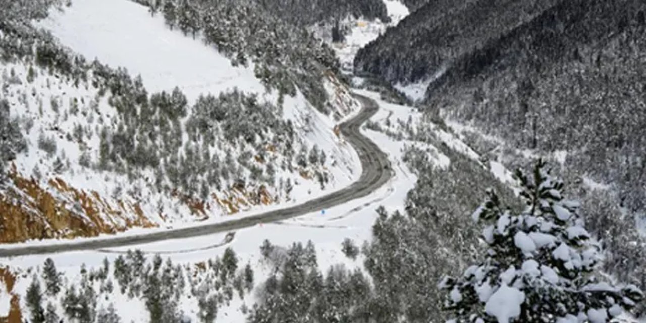 Trabzon - Gümüşhane sınırında bu yolu kullananlar durmadan geçemiyor!