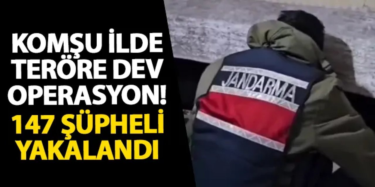 Giresun'da teröre dev operasyon! 147 şüpheli yakalandı