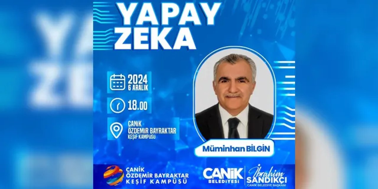 Samsun’da yapay zeka eğitimi!