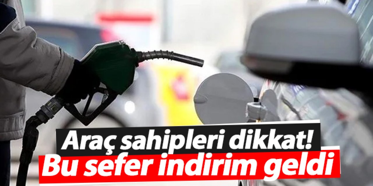 Araç sahipleri dikkat! Motorine 96 kuruşluk indirim geldi! Trabzon'da güncel akaryakıt fiyatları