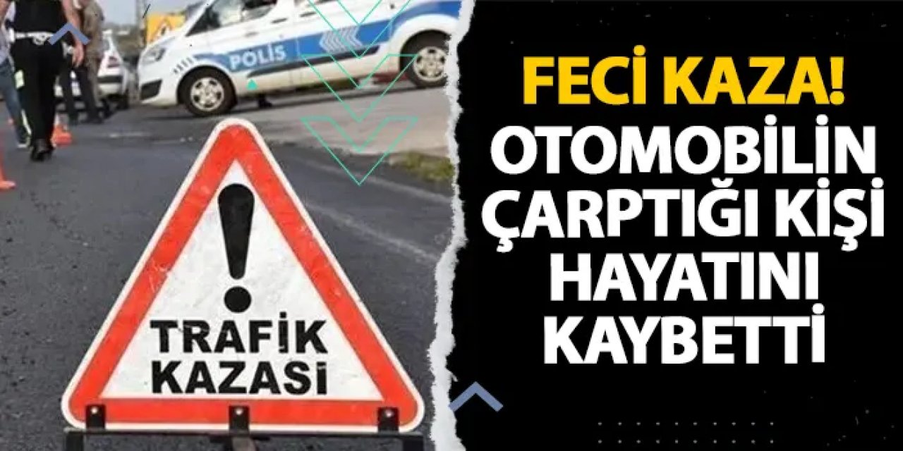 Ordu’da feci kaza! Otomobilin çarptığı kişi hayatını kaybetti