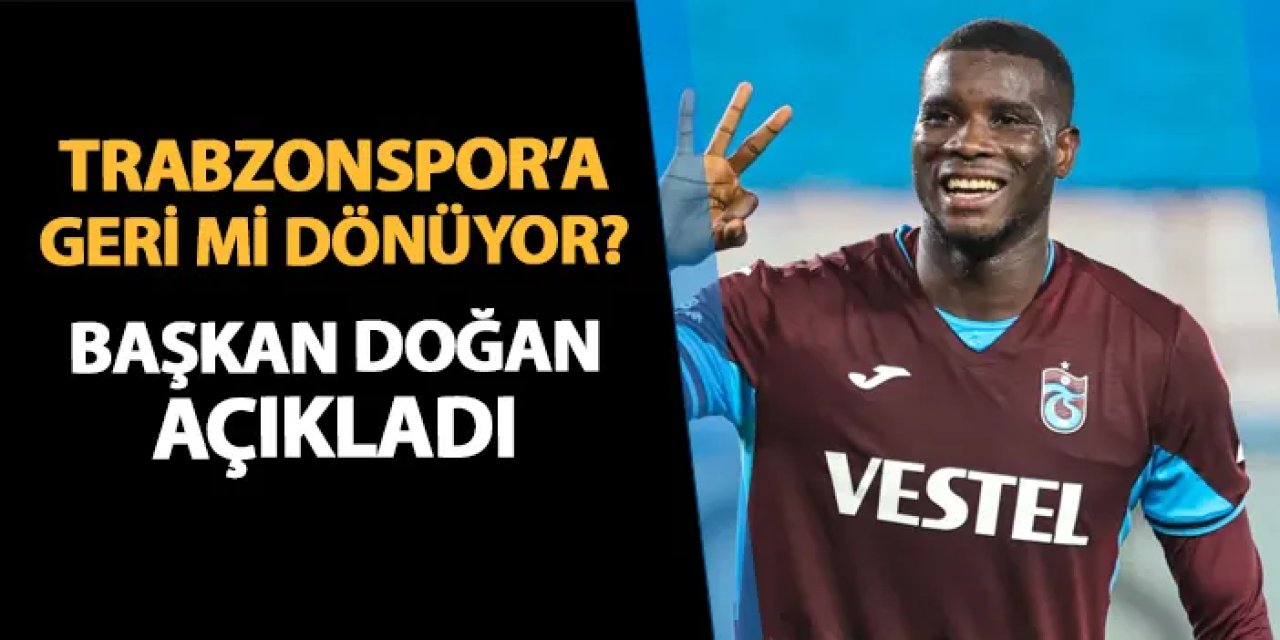 Trabzonspor'da Başkan Doğan'dan Onuachu açıklaması! "Hayatın gerçekleri var"