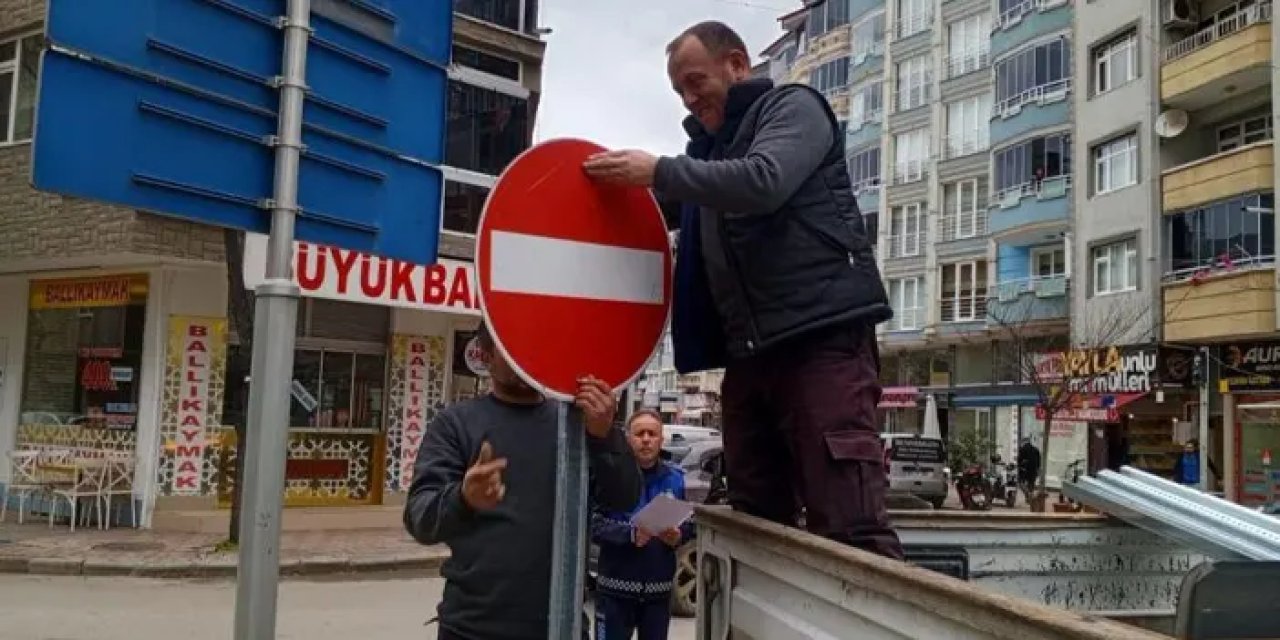 Samsun’da trafik ve işaret levhaları yenileniyor!