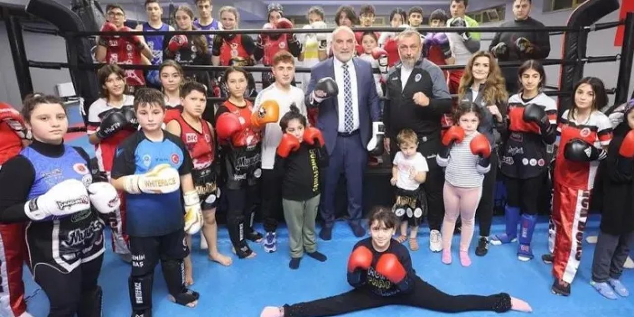 Samsun’da sporcu gençler destekleniyor!