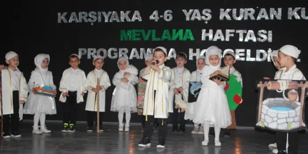 Ordu’da minikler Hz. Mevlana’yı anlattı