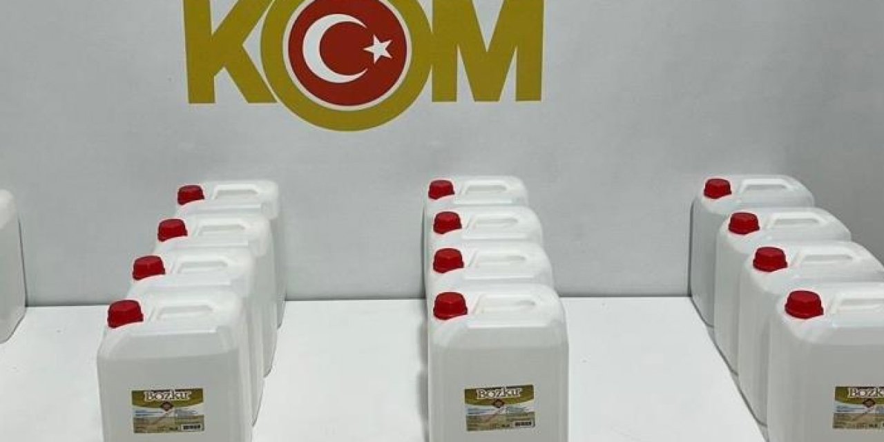 Samsun'da  yılbaşı öncesi sahte alkol operasyonu