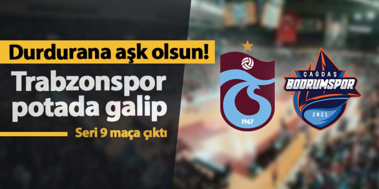 Fırtına'yı durdurana aşk olsun! Trabzonspor potada farklı galip